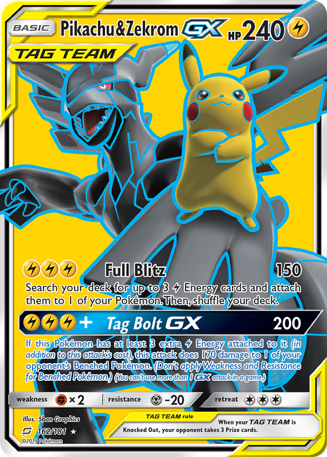 Pikachu & Zekrom-GX